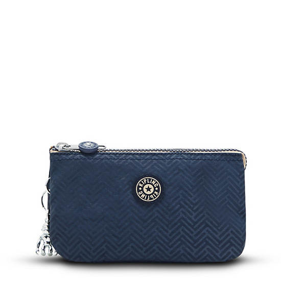 Bolsas Kipling Creativity Large Pouch Azules | MX 2086KO